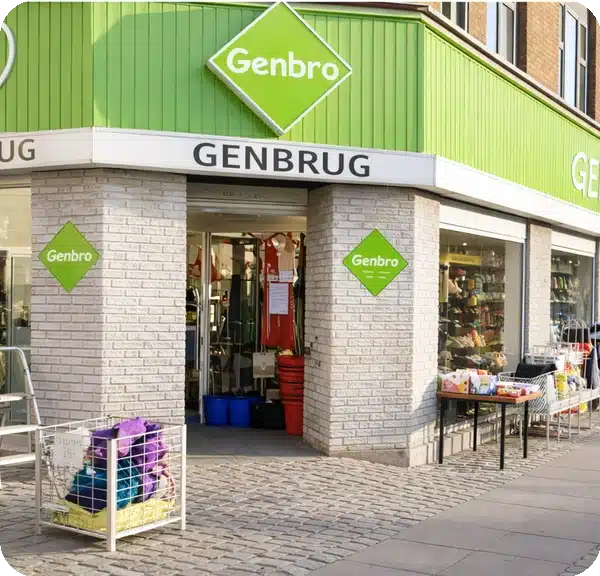 Facade og stemning fra Genbro på Nørrebro