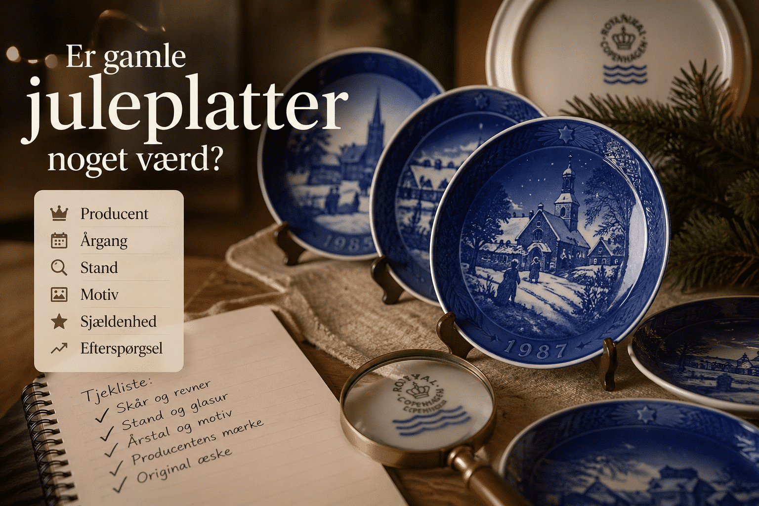 Gamle juleplatter