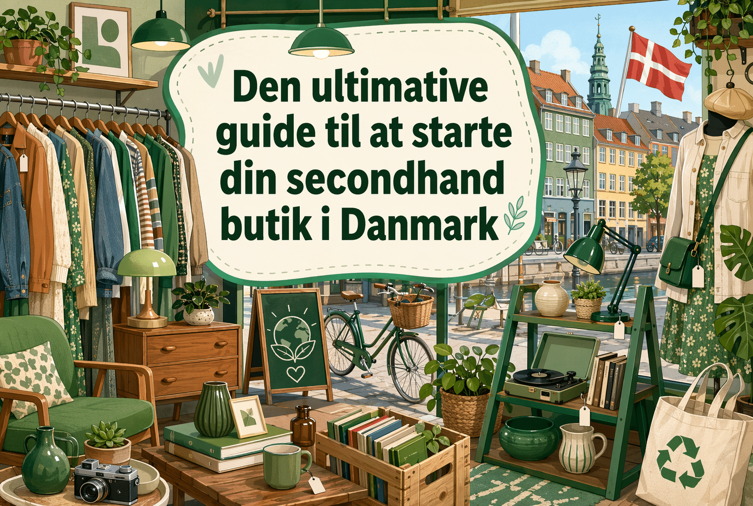 Den ultimative guide til at starte din secondhandbutik i Danmark