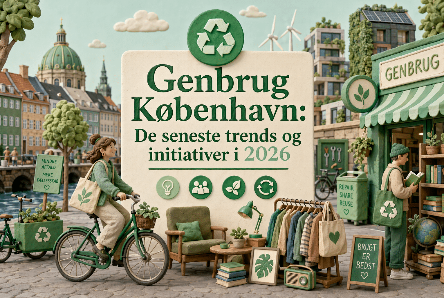 Genbrug i København – de seneste trends og initiativer i 2026